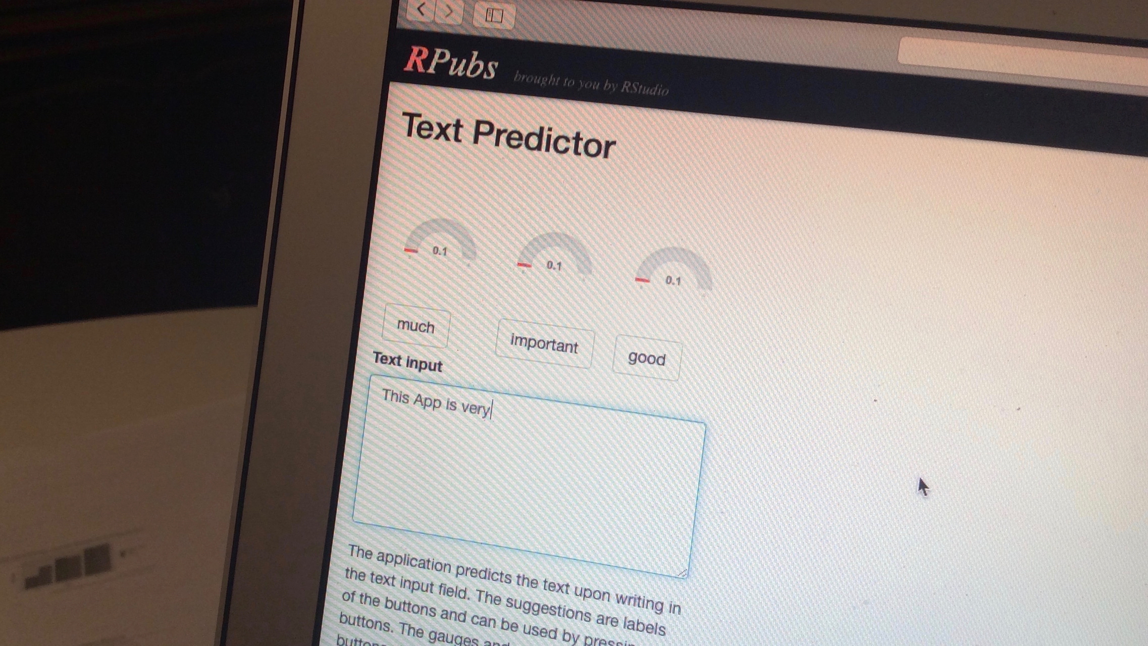 Text Prediction App